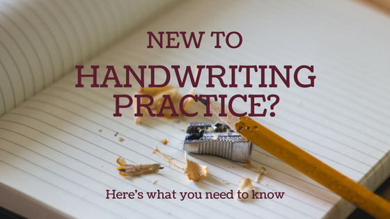 header image for page handwriting practice 5 to 6 years